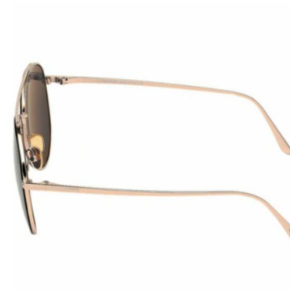TOM FORD Women\'s CLEO 59mm Sunglasses Ft0757 in Rose Gold/ Smoke MSRP$465 main image 7